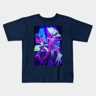 hazbin hotel alastor/angeldust Kids T-Shirt